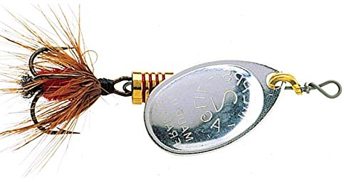Mepps Dressed Aglia Spinner Silver/Brown #24,5g, 1 Stück, M