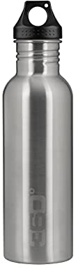 360° Degrees Stainless Steel Drink Bottle 750 ml, Stahl, 750 ml