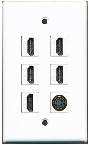 RiteAV HDMI-Wandplatte, 1 Port, S-Video