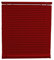 Original Easy-Shadow Kunststoff PVC Jalousie Jalousette Breite 120 x 160 cm Höhe in Farbe rot - Lamellenbreite 25 mm
