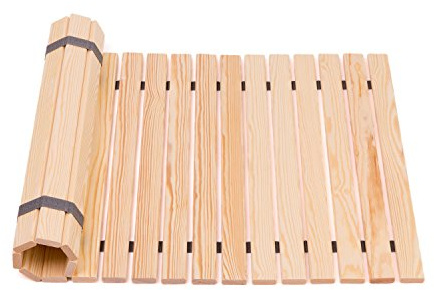 Pinetta Sauna/Badezimmer Holzmatte - Kiefer, 60x100 cm