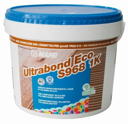Mapei Ultrabond S 968 Parkettklebstoff 1k ideal für Massivdielen 15kg