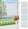 Plauener Spitze Scheibengardine Kieselsteine (Bx H) 80cm * 60cm weiß