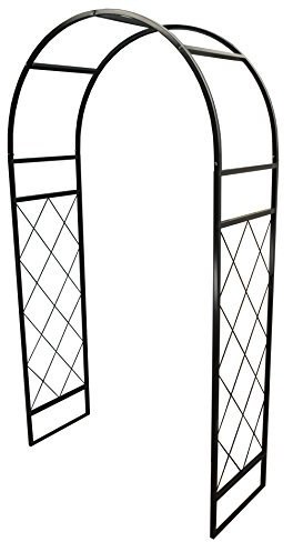 Selections Metal Knightsbridge Garden Arch with 4 Ground Anchors