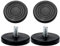 sourcing map 4 Pcs Pieds de Nivellement Meuble Réglable M8 x 17 x 50mm Pied de Meuble Patin de Meuble Jambe Pied de Table Chaise Base Protection Plancher Sol pour Meubles de Maison, Bureau