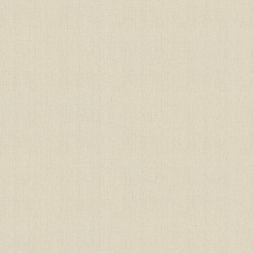 Architects Paper Absolutely Chic Non-Woven Wallpaper in Textile Look 10.05 m x 0.53 m Metallic Beige Grey Made in Germany 369766 36976-6