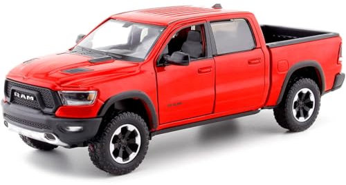 Motormax Ram 1500 Crew Cab Rebel Pick Up 2019 weiß Modellauto 1:24
