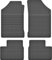 Fußmatten Vorne, Hinten 4er Set für Peugeot 206 1998-2013 CC 206+ SW Gummi Gumimatten