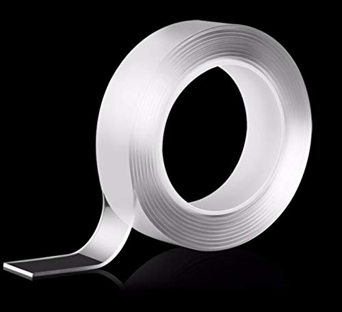 Wiederverwendbares Nano-Klebeband, 1 Meter, Möbelfüße, Anti-Rutsch-Pad, Mehrzweck-transparent, doppelseitig, rückstandslos, entfernbares Klebeband, 1 Meter