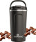 Greens Steel Mug Isotherme Café Réutilisable - 480ml, Noir I Tasse Thermos à Emporter Couvercle Poignée I Acier Inoxydable Boissons Chaudes Froides I Gobelet Étanche Thé Café Boisson Glacée