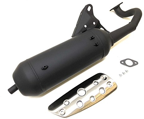 Auspuffanlage passend für Aprilia SR 50 Stealth Netscaper Racing WWW – Originalgetreu, leise, leicht gesteigerte Leistung, E-Prüfzeichen