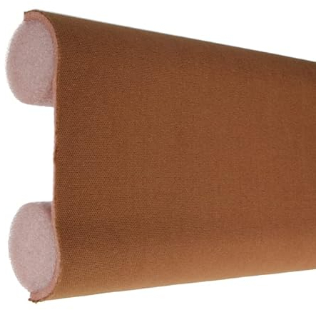 Gedotec Keep Away Boudin de porte 100 cm marron | 1 joint de porte coulissant des deux côtés | Keep Away | Boudin de traction d'air découpable sur mesure pour portes | Joint double face