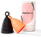 Zeerocup Reusable Menstrual Cup 2 Pack - Small & Large Soft Medical-Grade Silicone Period Cups with Pull-Tab for Easy Removal, Leak-Proof Hygiene - Tampon, Disc & Pad Alternative