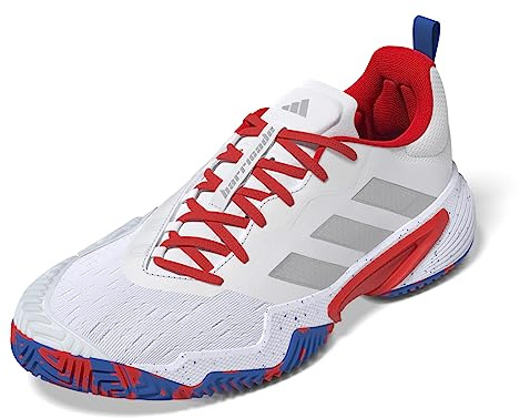 Adidas Shoes - Low (Non Football) Barricade M, FTWR White/Silver Met./Bright Royal, ID1550, 11-