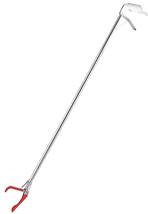 Baoblaze Schlangenfänger, Reptiliengreifer, Edelstahl, extra Langer Griff, Schlangenklammer, Schlangenzange, selbstverriegelbar, stark, langlebig, Ausrüstung, 150CM
