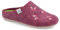 Fly Flot | Trendy Woman, Pantofole Donna con Farfalle, Ciabatta con Tomaia in Pet Riciclato, Sottopiede in Panno, Fucsia Scuro, 39