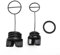 SPORTARC Cubiertas de tanque para motosierras McCulloch reemplazan OEM # 577858501, 530010846, 577 85 85 01, 530057236