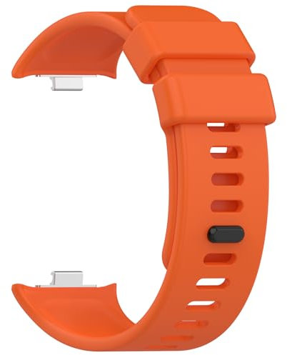 Panda Bobo Strap for Xiaomi Redmi Watch 4 Watch Silicone Replacement Sport Band Strap (Orange)