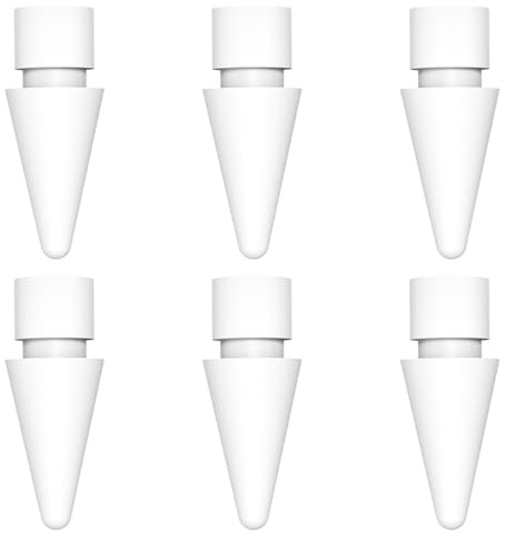 LPUNCD Ersatz Spitzen 6er-Pack Nur kompatibel Pencil 1. Generation (Weiß)