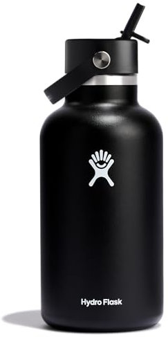Hydro Flask 64 Oz Wide Flex Straw Cap Black