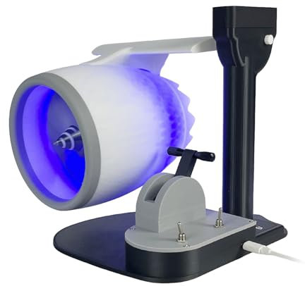 KACCDE Humidifier Fan Plane Engine Shaped USB Powered Desk Fan Quiet To Operate For Home And Office Use