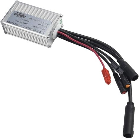 LVSEWOA Controller per Bici elettrica Controller Motore brushless, Controller Onda sinusoidale in Alluminio, Controller 15A 36V/48V 250W/350W Motore hub brushless per Bici elettrica