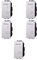 5 MODULI INTERRUTTORE 0-1, BIANCO, COMPATIBILE CON BTICINO LIVING, 2 POSIZIONI, MODULI E FRUTTI 100% COMPATIBILI, MATERIALI DI ALTA QUALITA'