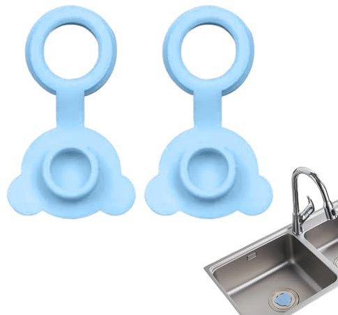 Badewannenstopfen Silikon-Wannenstöpsel 2er-Set Badewannenstöpseln Bärchen-Design Badewanne Stopper Haushaltsbadzubehör Wasserdichter Verschluss Reisefreundlich Babybadewanne Einfache Installation