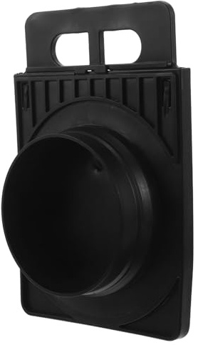 HOMOCONO Salida De Drenaje De Riego De Plástico Negro Compuerta De Control De Agua para Canal De Riego Y Drenaje En Campos Agrícolas 11.92 X 8.07 X 2.55 in 1 Pieza