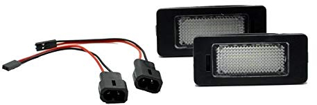 JOM Car Parts & Car Hifi GmbH 82783 LED Kennzeichenbeleuchtung, 2 St., 3 SMD, mit E-Prüfzeichen