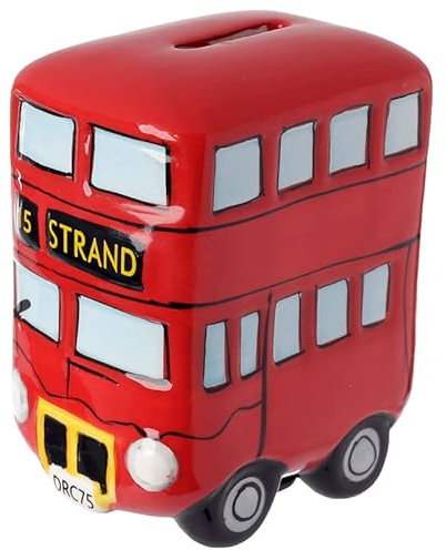 Puckator London Icons Red Routemaster Bus Ceramic Money Box
