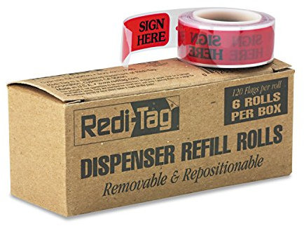 RTG91002 - Redi-tag Message Right Arrow Flag Refills by Redi-Tag