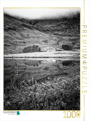 CALVENDO Puzzle Loch Achtriochtan, Glencoe, Schottland | 1000 Teile Lege-Größe 48 x 64 cm Foto-Puzzle für glückliche Stunden