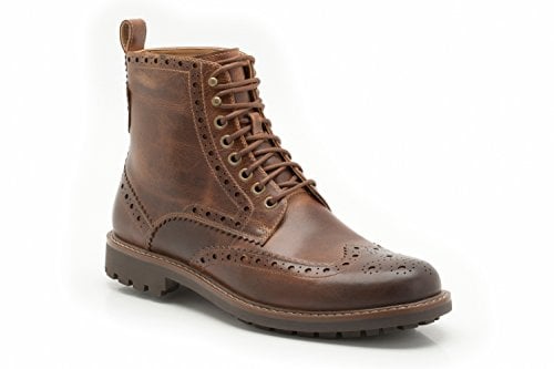 Clarks Herren Montacute Lord Kurzschaft Stiefel, Braun Dark Tan Lea, 47 EU