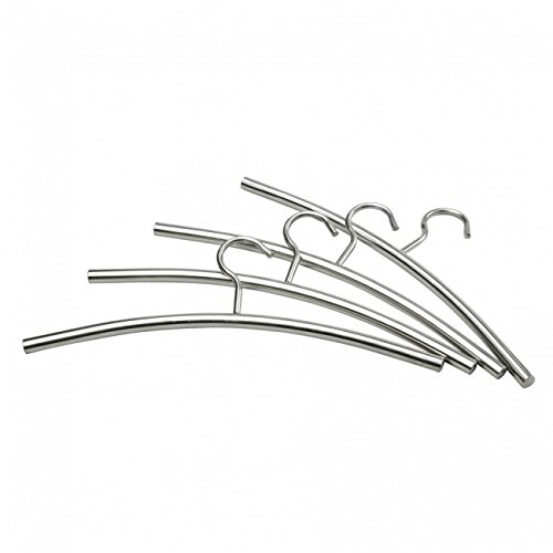 Krollmann 4er Kleiderbügel Edelstahl Vorgänger 29014