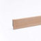 Leiste24 Dekor-Sockelleiste 60mm I Fußleiste 60 Höhe I stabiles MDF mit Dekor I Länge 2.600 mm I Bodenleiste mit integriertem Kabelkanal + Clipfräsung I Kiefer