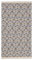 URBANARA Strandtuch Arade - 100% Reine Baumwolle, mit geometrischem Muster und Fransen - 100 x 180 cm, Duschtuch, Handtuch, Badetuch, Saunatuch, Hamamtuch (Naturweiß/Dunkelblau/Senfgelb)