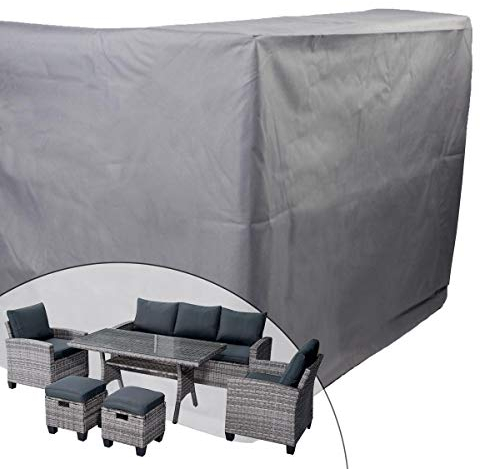 BRAST® Abdeckhaube für Gartenmöbel Set Delight 7 Personen