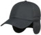 Lipodo 3M Thinsulate Cap mit Ohrenklappen Damen/Herren - Aus Stoff - Gefüttert mit Fleece - Mit Stretch-Elementen - Schirmlänge (7 cm) - Baseballcap - Schirmmütze Sommer/Winter dunkelgrau L (59-60 cm)