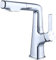 Kitchen Sink Faucet Badarmatur Wasserhahn mit herausziehbarer Brause, höhenverstellbar, Einhebel-Waschtisch-Spritzpistole, Grau (Farbe: Schwarz) Drinking Water Faucet