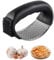 Presse-ail en acier inoxydable, presse-ail de nouveau style, ustensiles de cuisine ménagers manuel portable, pour écraser l'ail gadgets de cuisine (1 Pcs)