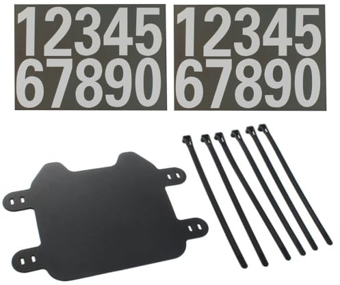 Motorbike Number Plate With Sticker For Surron Light Bee electric off-road White