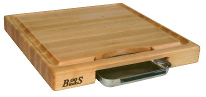 Boos Block Schneidebrett, Wood, 45,7 x 45,7 x 5,7 cm, 18 Inches x 2.25 Inches
