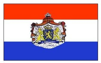 Fahne Flagge Holland mit Wappen Grösse 1,50x0,90m