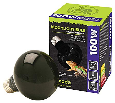 Komodo Nightglow Spot Lamp ES, 100 Watt, Black