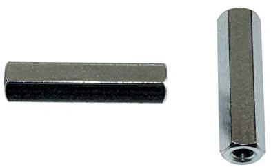SN-TEC Distanzmutter/Langmutter/Distanzbolzen 6-kant M5 x 25mm verzinkt (10 Stück)