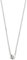 XENOX® Zarge Halskette - Damen Halskette aus hochwertigem 925/- Sterlingsilber mit Zirkonia Stein