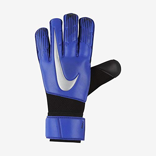 Nike Erwachsene Torwarthandschuhe Grip3 Goalkeeper, Racer Blue/Black/metallic Silver, 10, GS0360-410