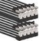 1aTTack.de 366213 Cat.6 Netzwerkkabel Winkel 90 Grad 3,0 m - schwarz - 10 Stück - Cat6 Patchkabel (SFTP PIMF) 1000Mbit/s Rj 45 Stecker - 10 x 3,0 m Meter schwarz