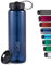 720°DGREE Trinkflasche “simplBottle“ - 1l - Deine Auslaufsichere Wasserflasche - Die Sportflasche für Sport, Gym, Fitness, Fahrrad, Kinder, Schule & Büro - BPA-Frei